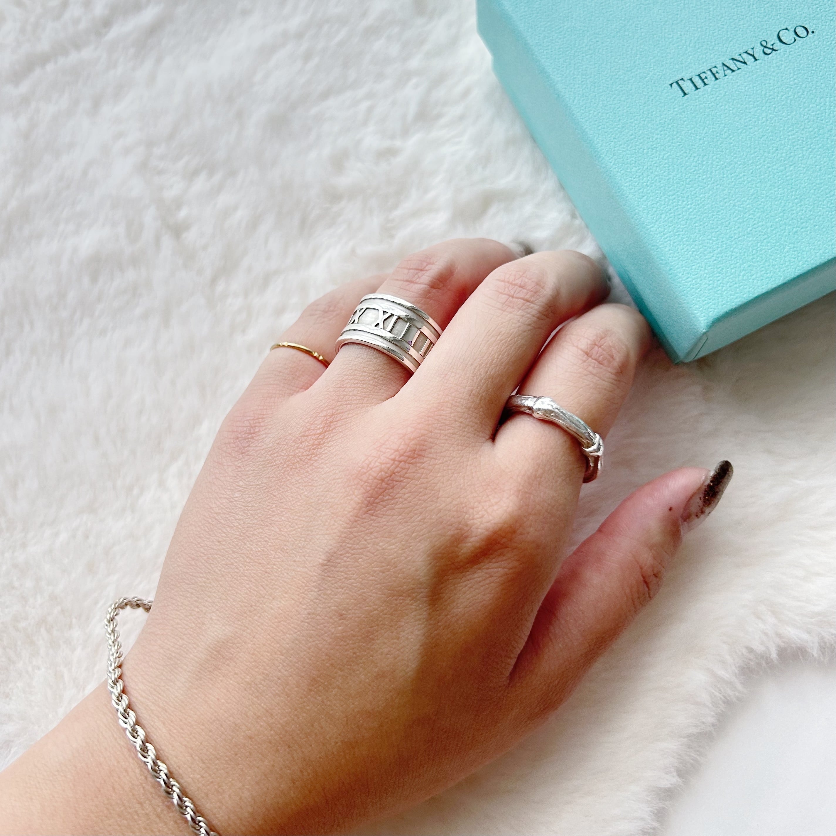 TR7024】Tiffany&Co. atlas ring/silver925/ティファニー/リング