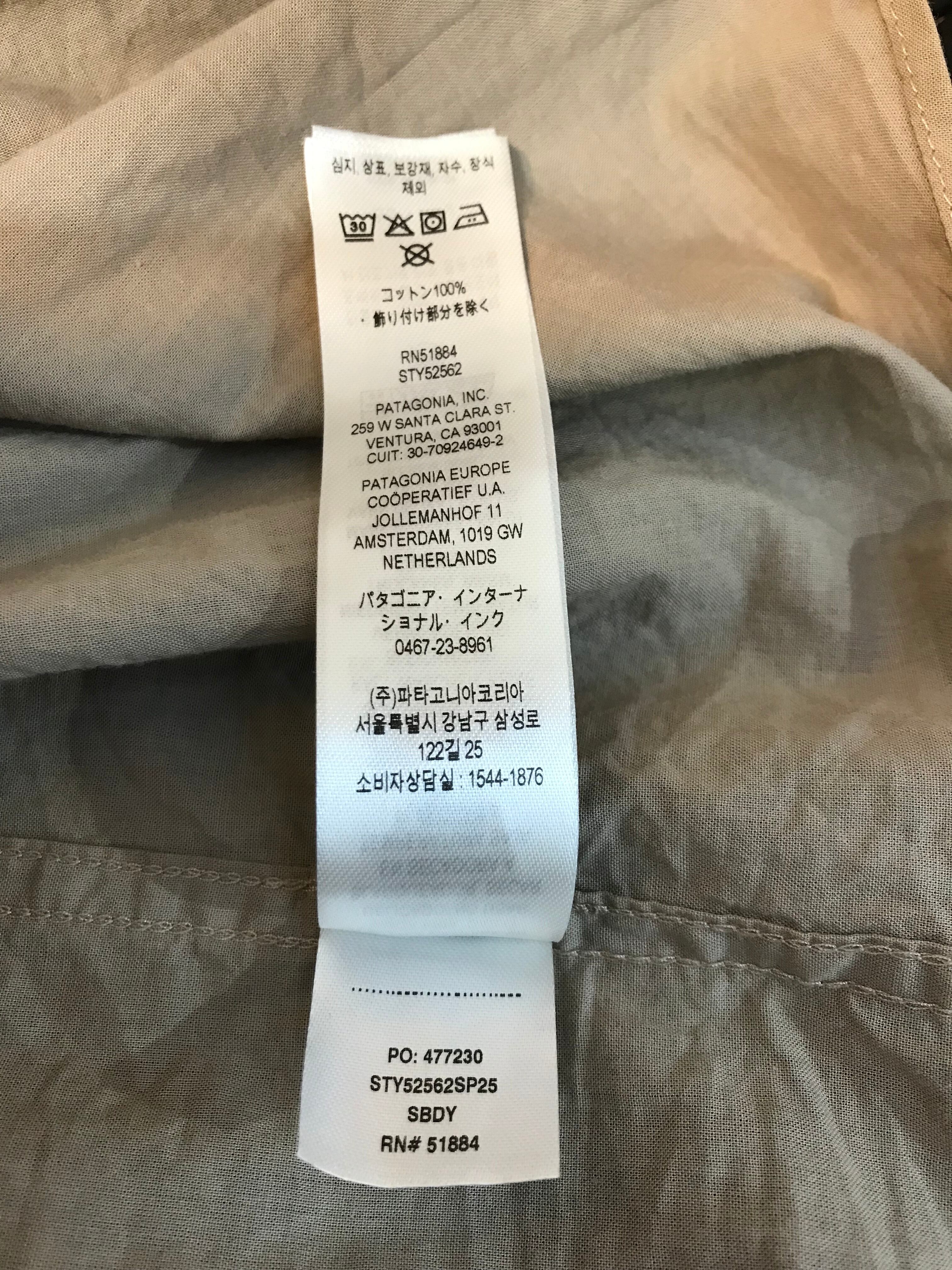 Patagonia サンライズ ストリーム S/S シャツ 52562 | Choose Clothes