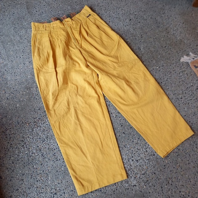 ドイツ製 デザインツータックチノパン used [107070]