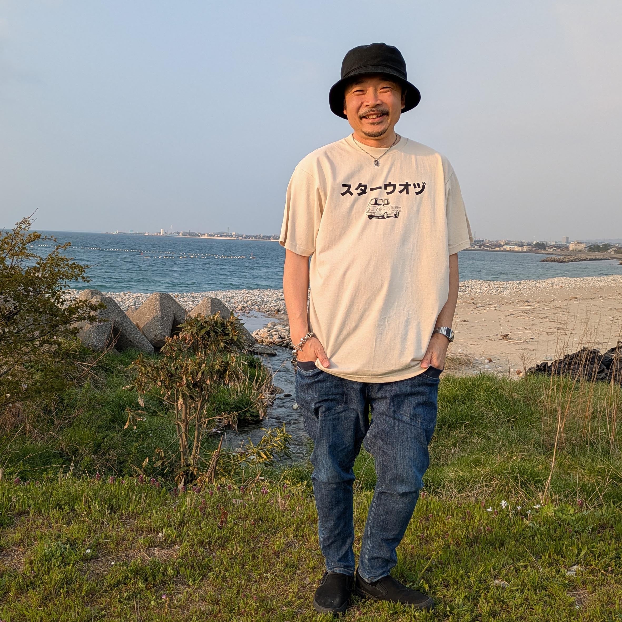 【ふぁるこん号】スターウオヅ Tシャツ【カタカナ】