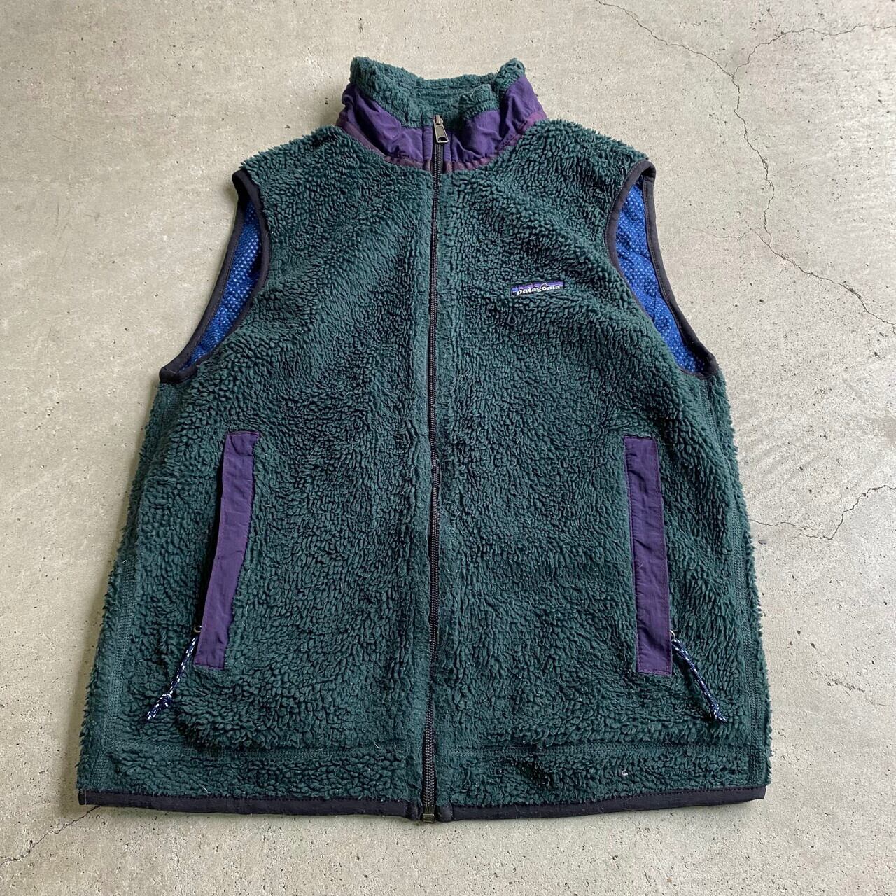 90年代 USA製 patagonia パタゴニア レトロX パイル フリースベスト