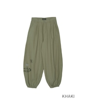 サイドペイントオーバルジョガーパンツ (KHAKI) CQ-49018