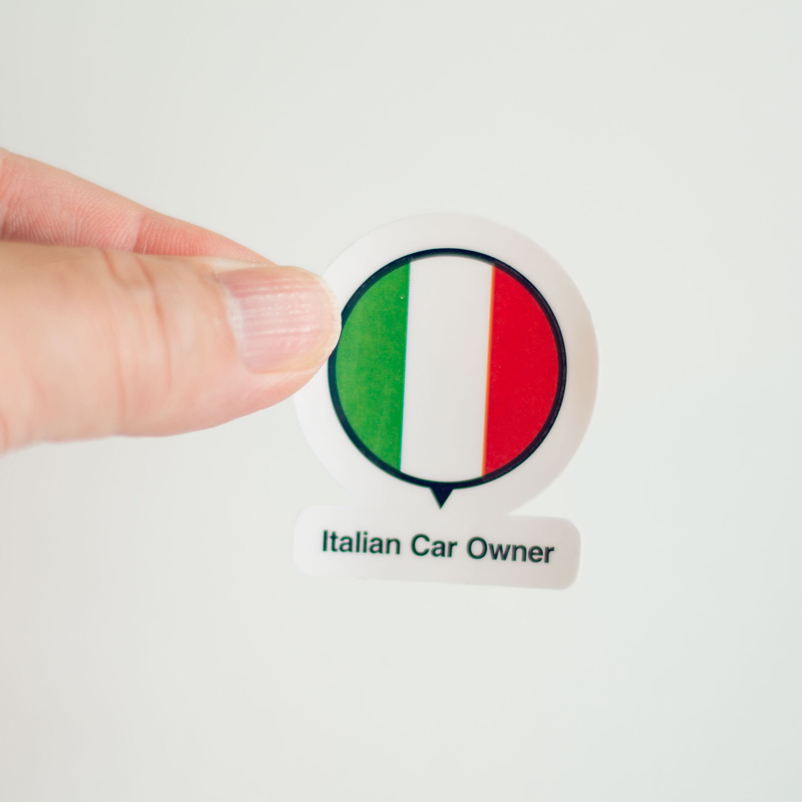 イタリア車オーナーズ ステッカー／防水・UV加工】フェラーリ