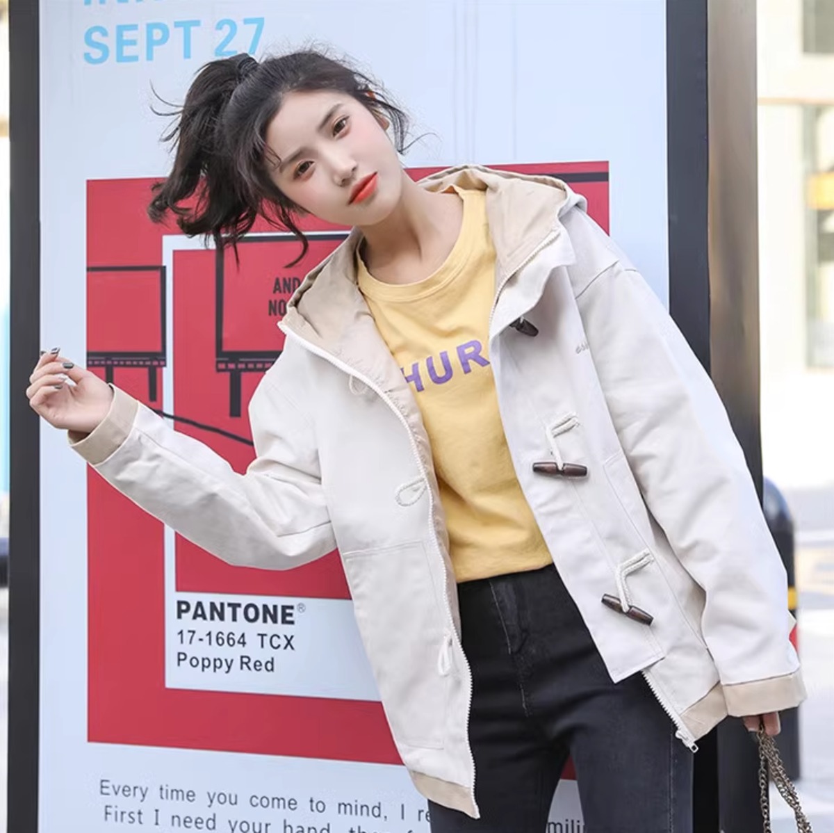 フード付きアウター フーディーウインドブレーカー カジュアル