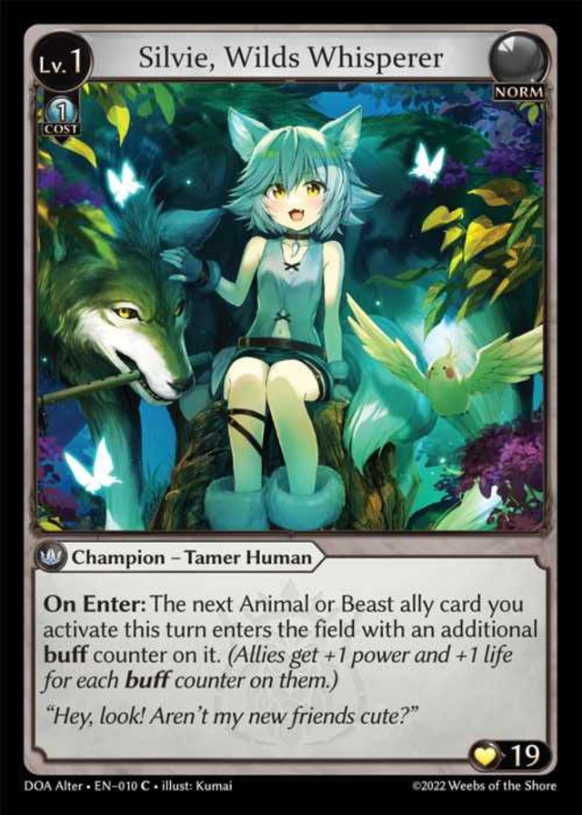 Silvie, Wilds Whisperer[C]《DOA Alter-10》