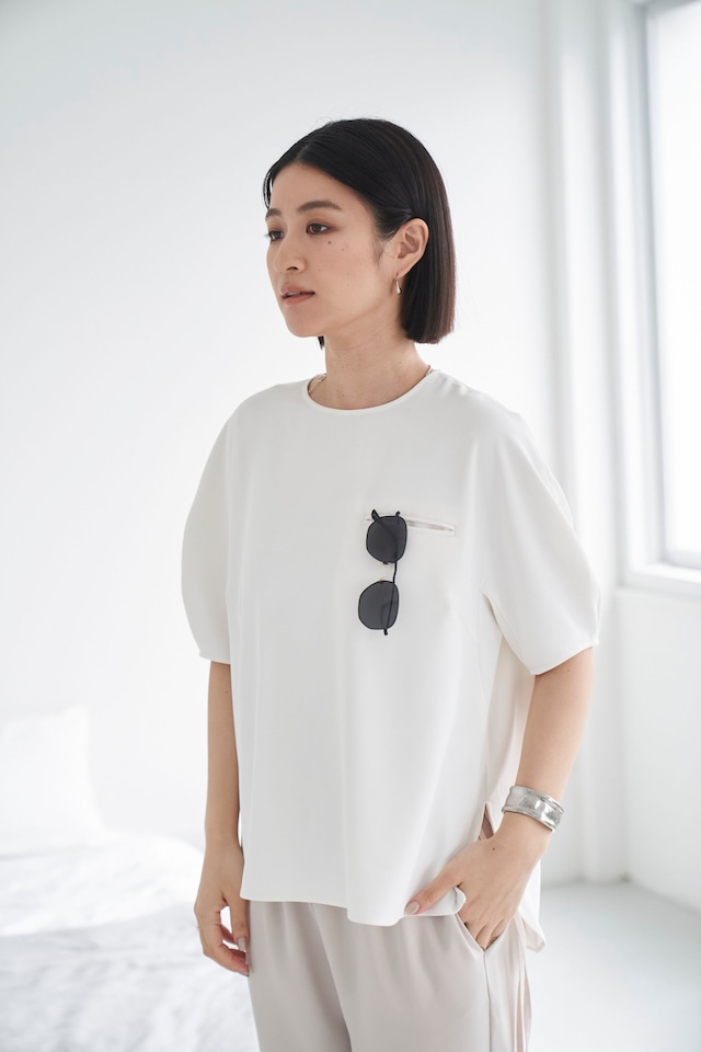 Short Sleeves TOPS - WHITE