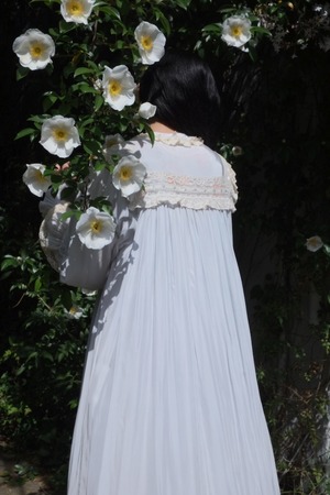 vintage/yakusoku ice blue gown.