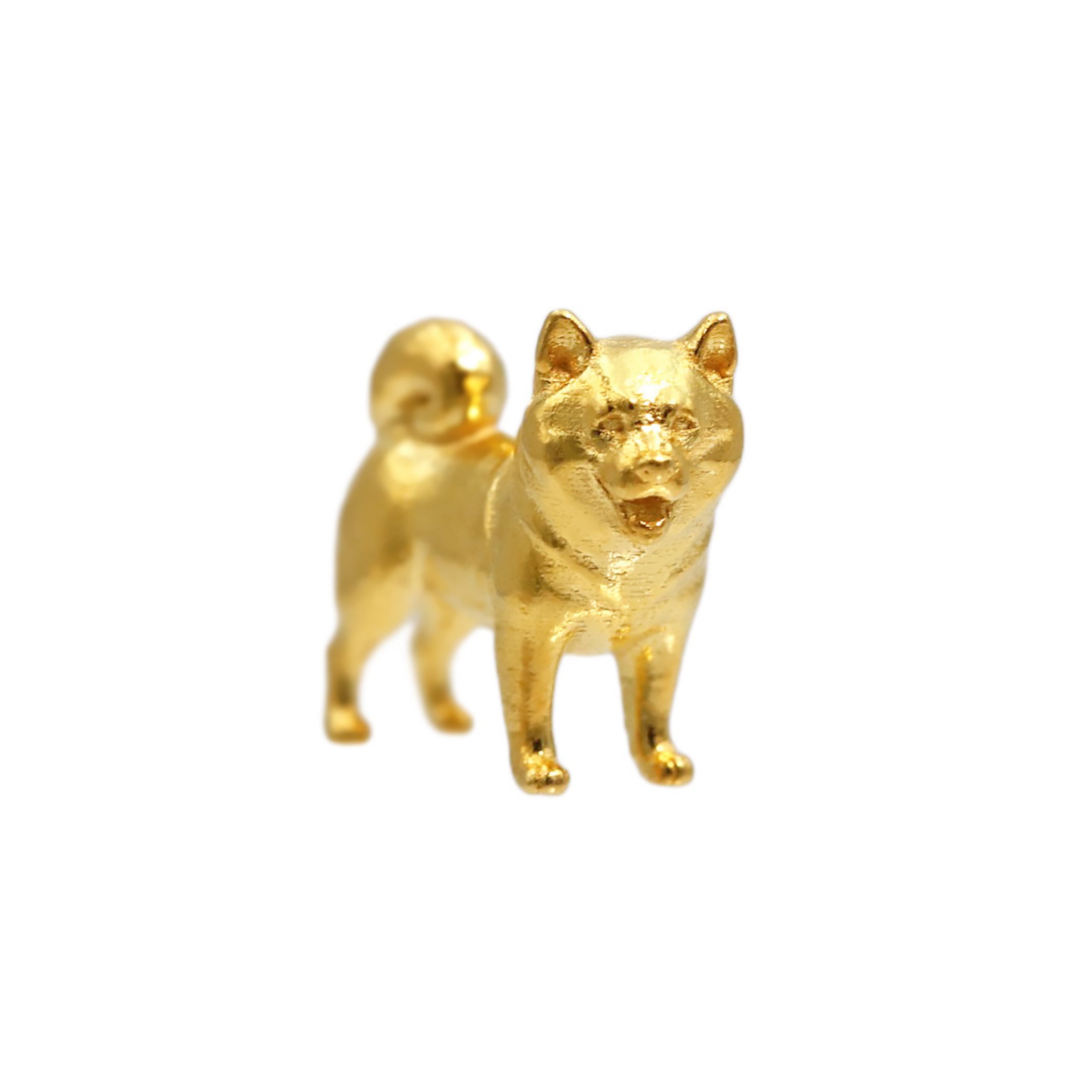 純金1g 柴犬 JUNGOLD 指先サイズの芸術品