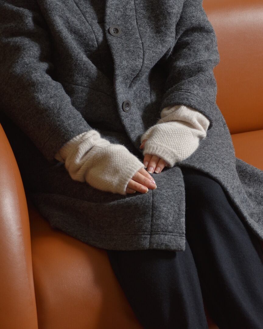 GLEN GORDON グレンゴードン ラム・アンゴラウール ニットミトン