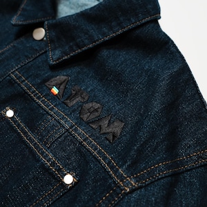 Spectrum Shishu Denim JKT "ATOM" feat.MonkeyDesign【S.BLUE】