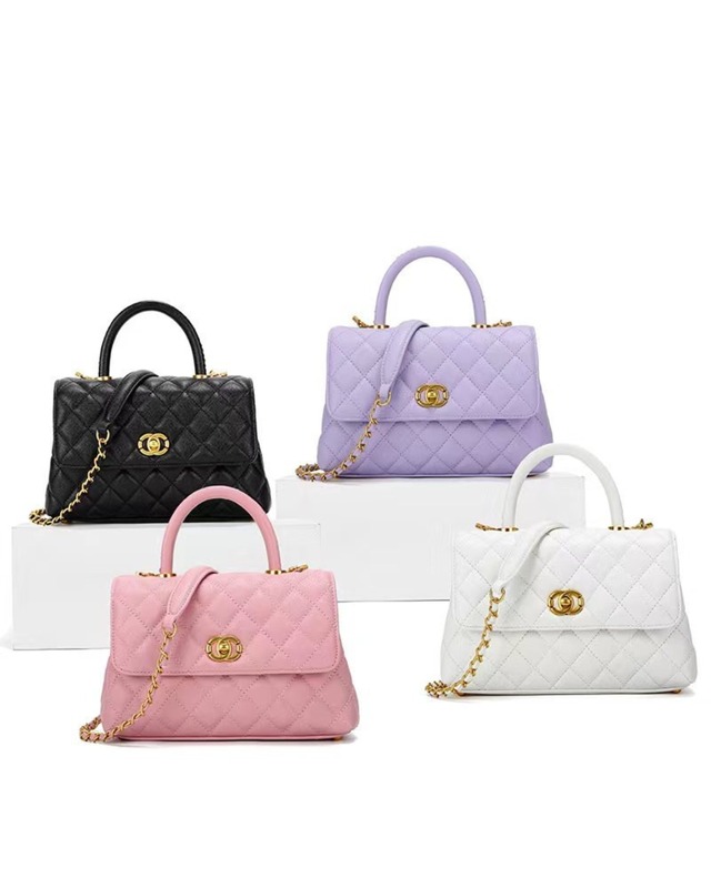 キャビアスキンキルティングバッグ（4 colors）　24A04035