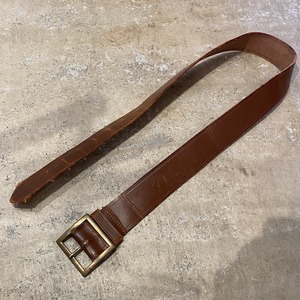 1940s VINTAGE LEATHER BELT GARRISON BROWN