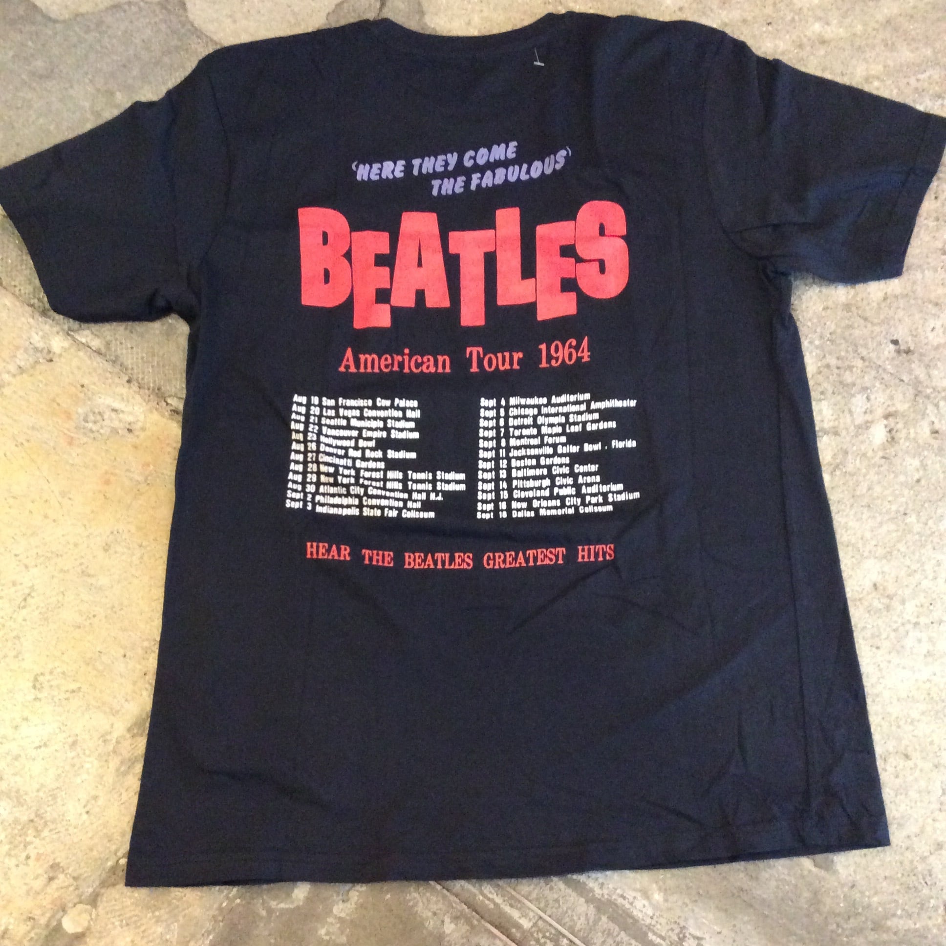 THE BEATLES ザ・ビートルズ - AMERICAN TOUR 1964 バンドT | 雑貨株式会社