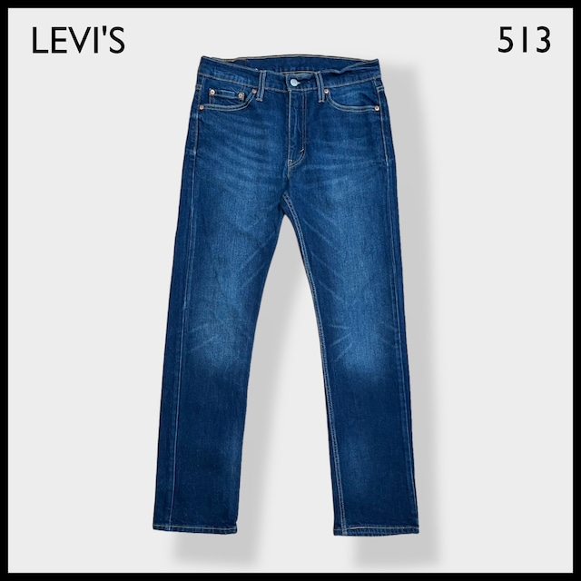 【LEVI'S】513 デニム ジーパン ジーンズ スリム ストレート 細身 WATERLESS W31 L32 リーバイス US古着