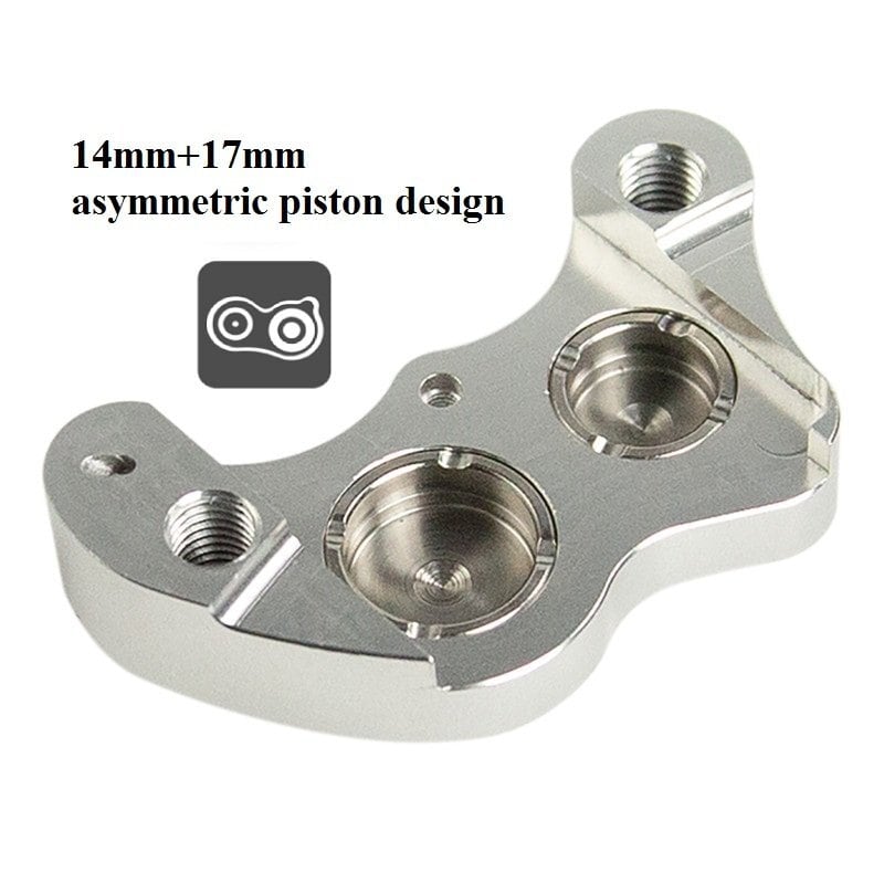 LEWIS】LH4 Axial Cylinder 4 Pistons Hydraulic Disc Brake [LH4