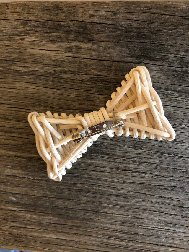 ラタン編みのリボンブローチ | MAISON821 