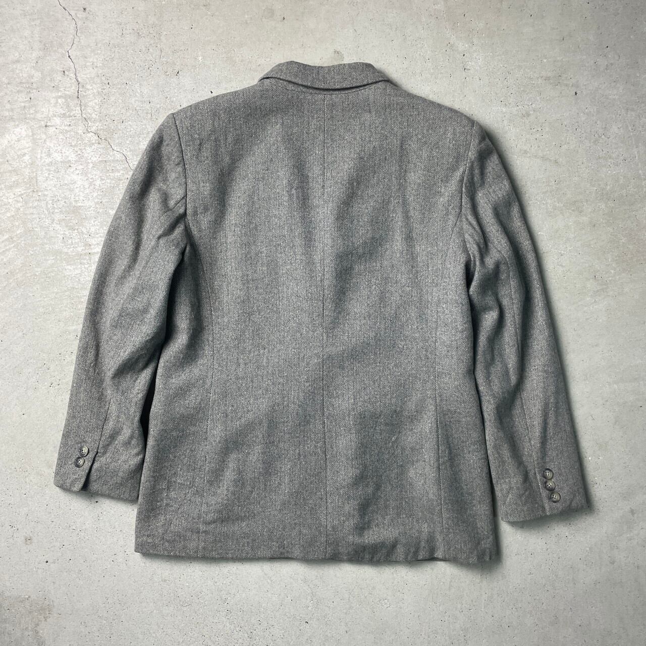 PENDLETONウールジャケット グレー Lサイズ 90年代 USA製 PENDLETON ペンドルトン ウールテーラードジャケット