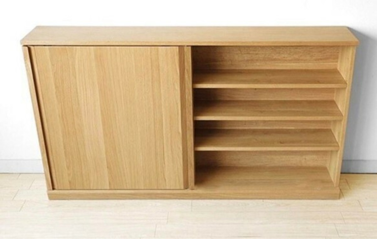 オーダーメイド 職人手作り シェルフ 収納棚 キャビネット 靴箱 収納 