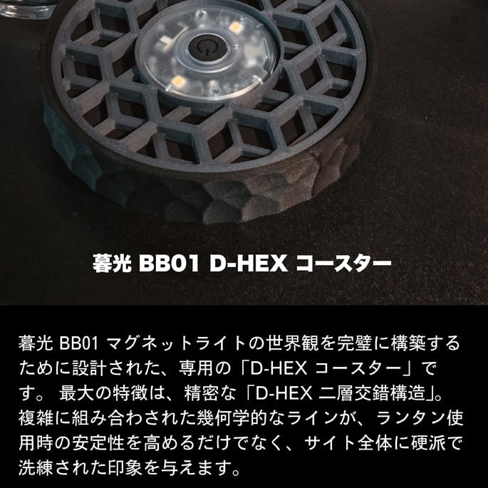 Bell's Camping 暮光 BB01 D-HEX コースター キャンプ 車中泊