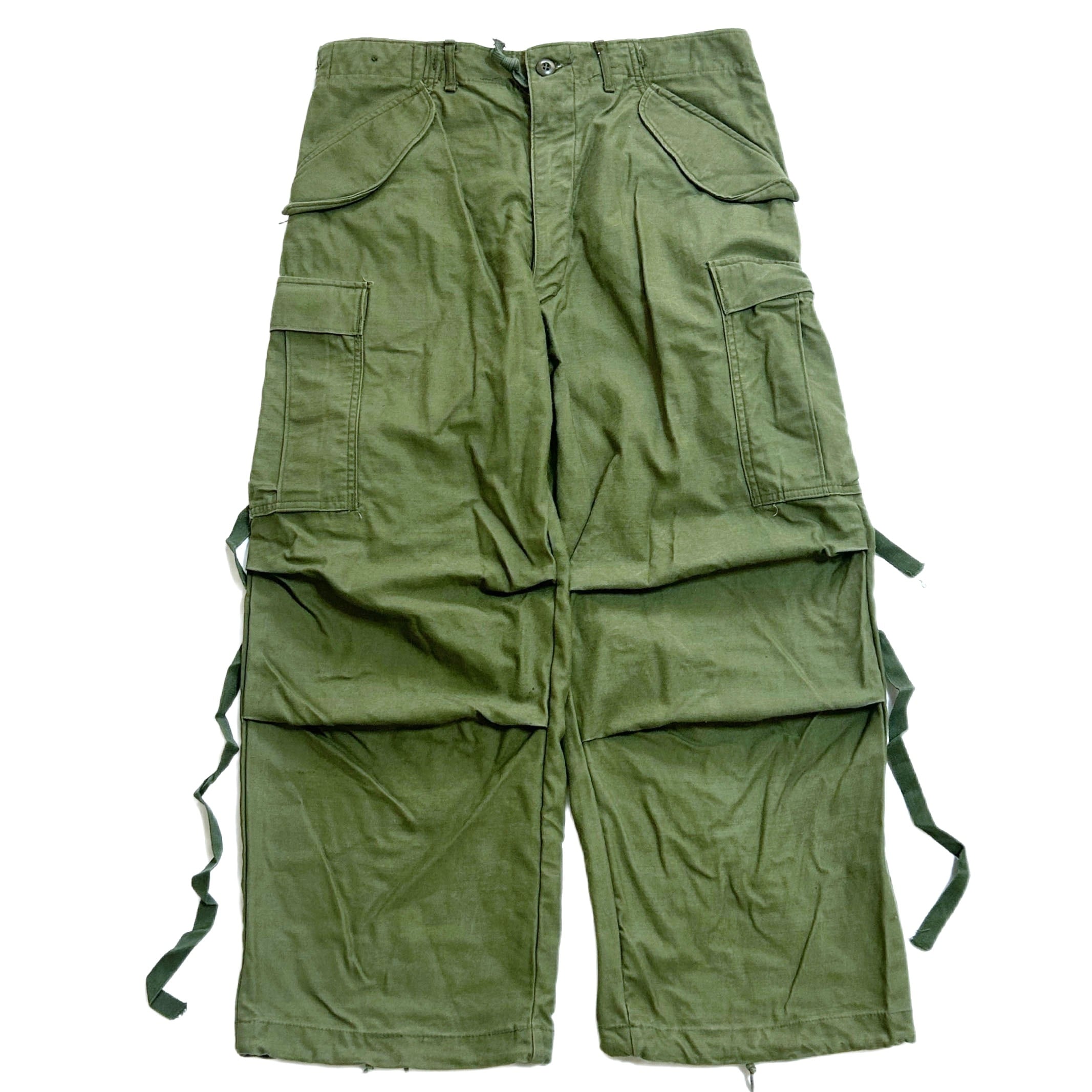 MEDIUM-SHORT】 レーヨン混 70s USARMY M-65 FIELD TROUSERS 