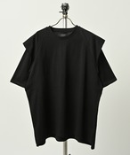 MMMM 16S Jersey Fake Layered Tee (BLK) 14100M26