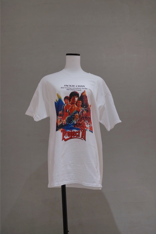 【Web 限定プライス¥6589→¥3000】Jackie chan project A  Movie tee White