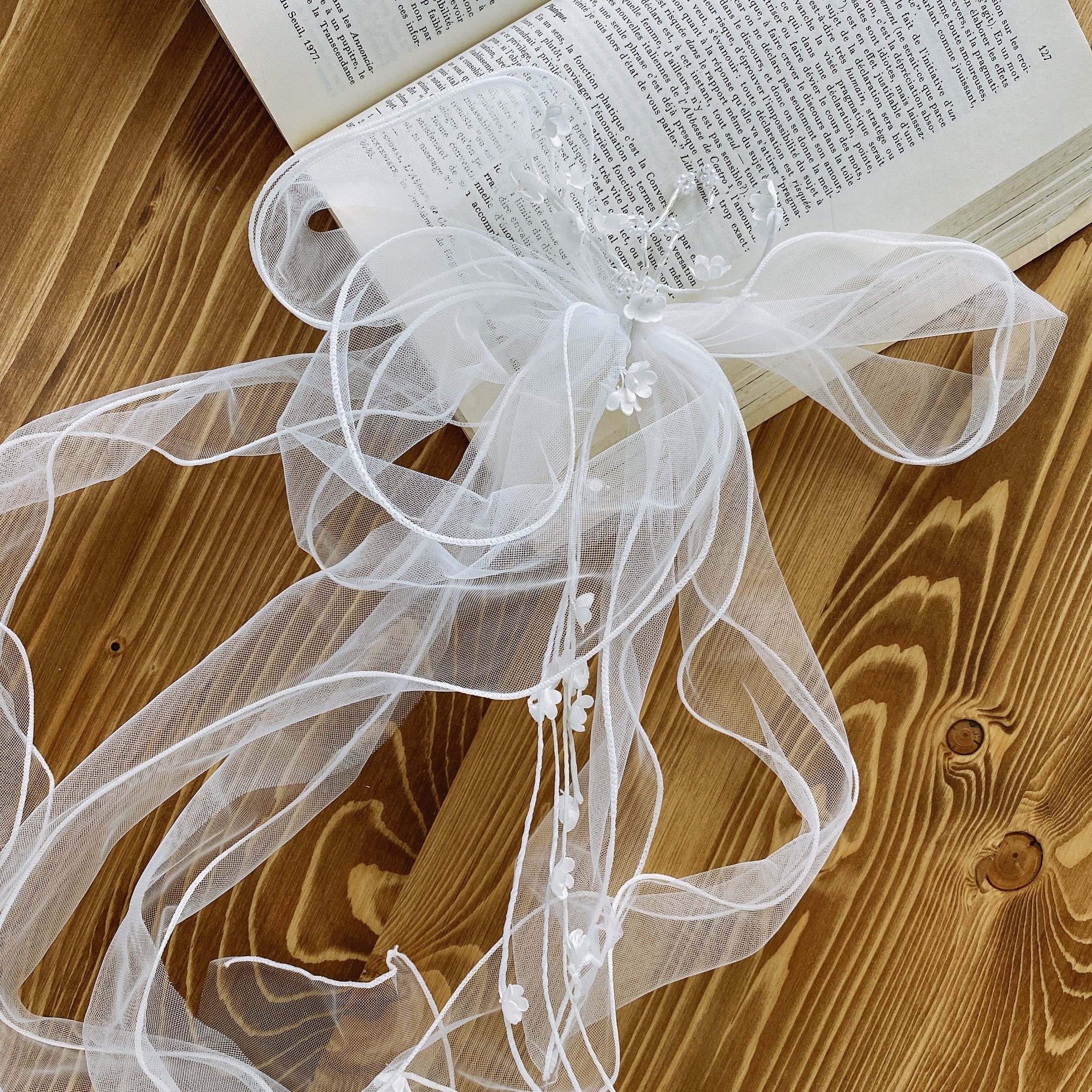 ヘッドドレス リボン【TK-06】 | Lara Laura ♡ ブライダル