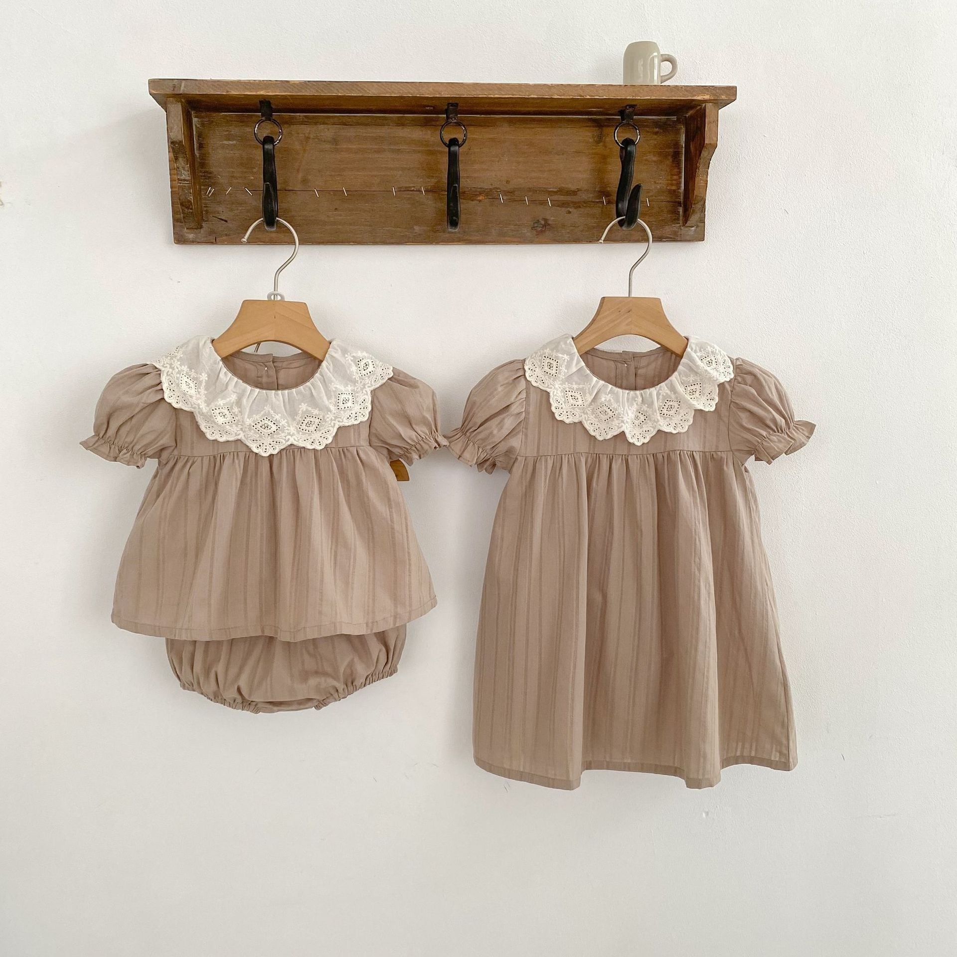 little cotton clothes ワンピース　付け襟　セット little cotton clothes ワンピース 付け襟 セット 【公式通販】