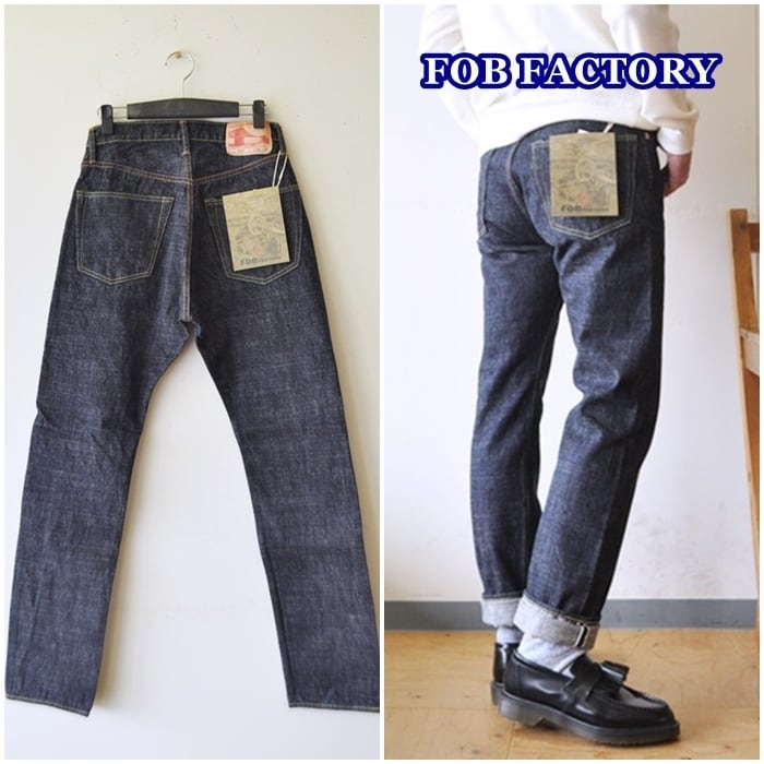 新品、未使用、タグ付き、f.o.b factory G3 Denim pants