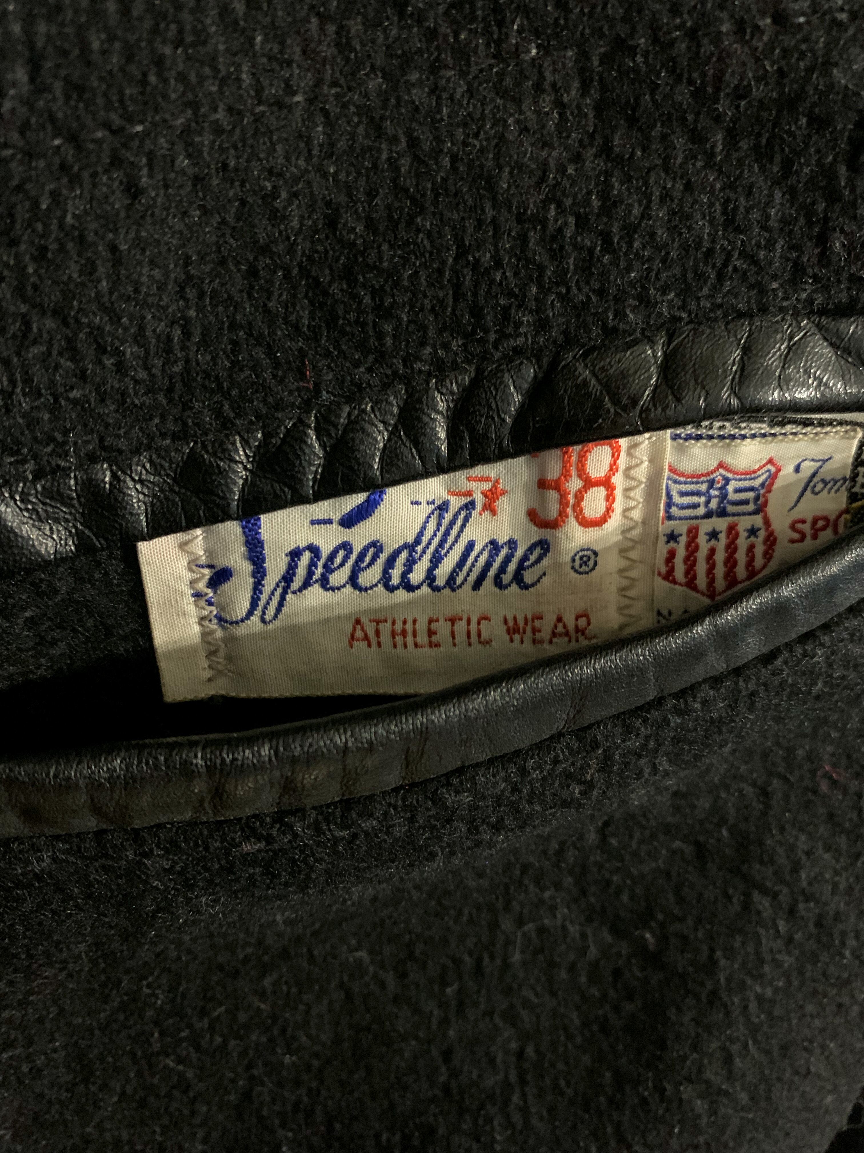 50~60's Speedline Wool Leather Stadium Jacket
