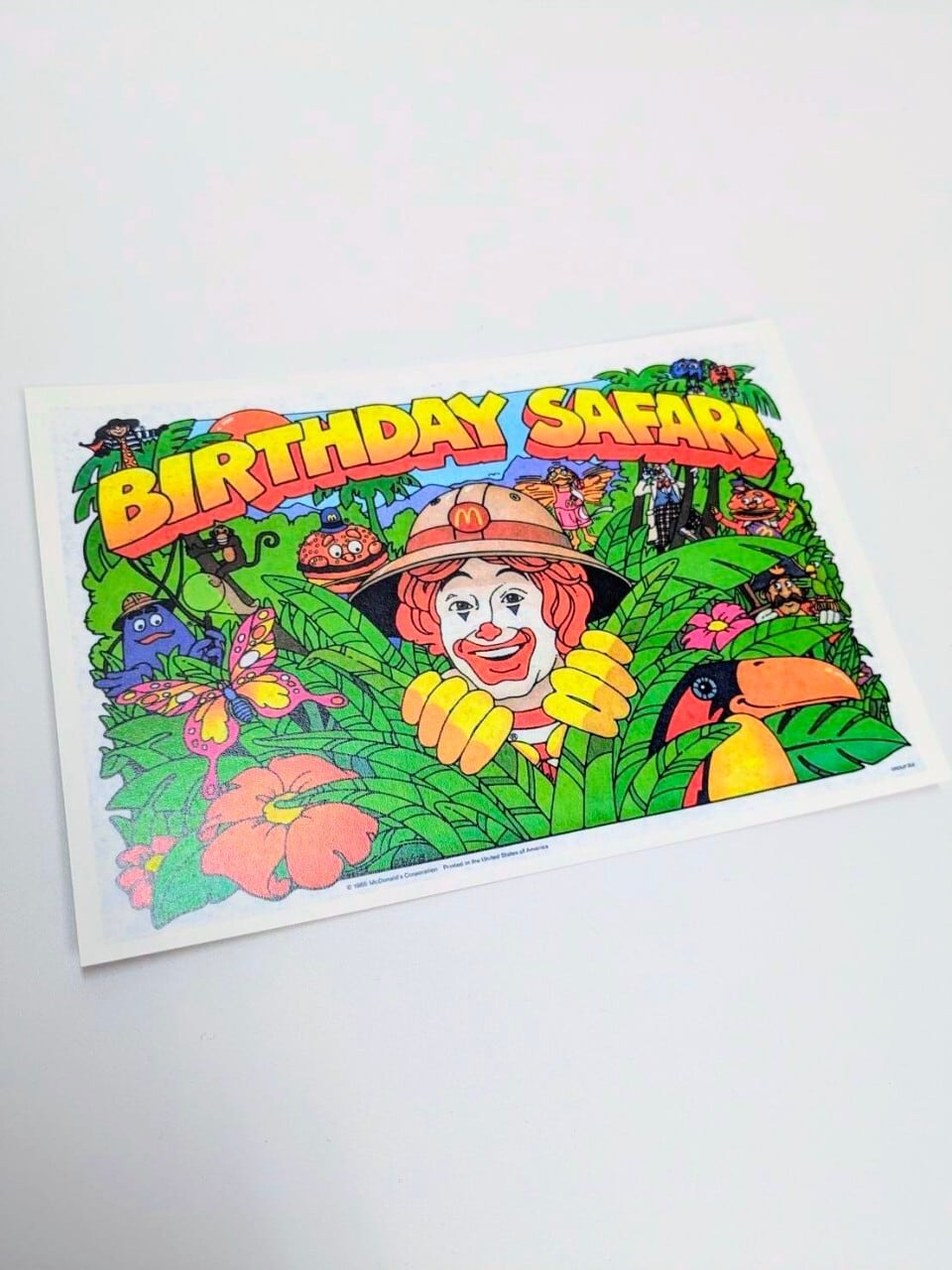 1970年代ビッグマックポリスマクドナルドランドポスターディスプレイ