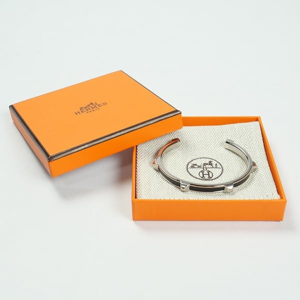 Size【3】 HERMES エルメス BRACELET JONC ATHENA アテナ NOIR T3