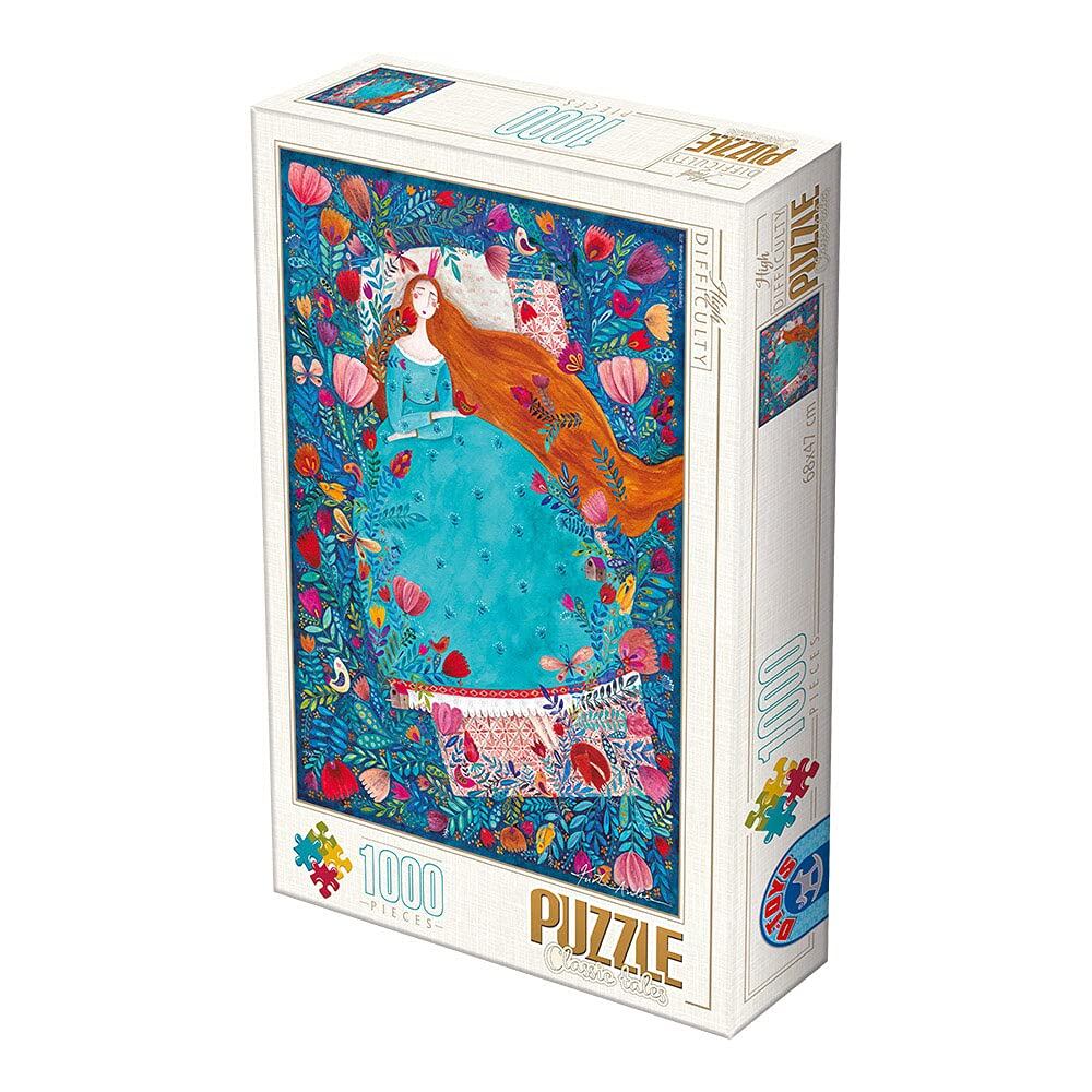 【在庫処分】1000ピース ジグソーパズル D-Toys・72870-KA04 Andrea Kurti : Tales Sleeping Beauty 47×68cm