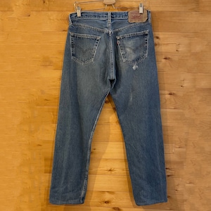 【LEVI'S】90s イギリス製 501 ジーパン ジーンズ デニム 刻印311 W34 MADE IN UK リーバイス 英国ファクトリー EU古着