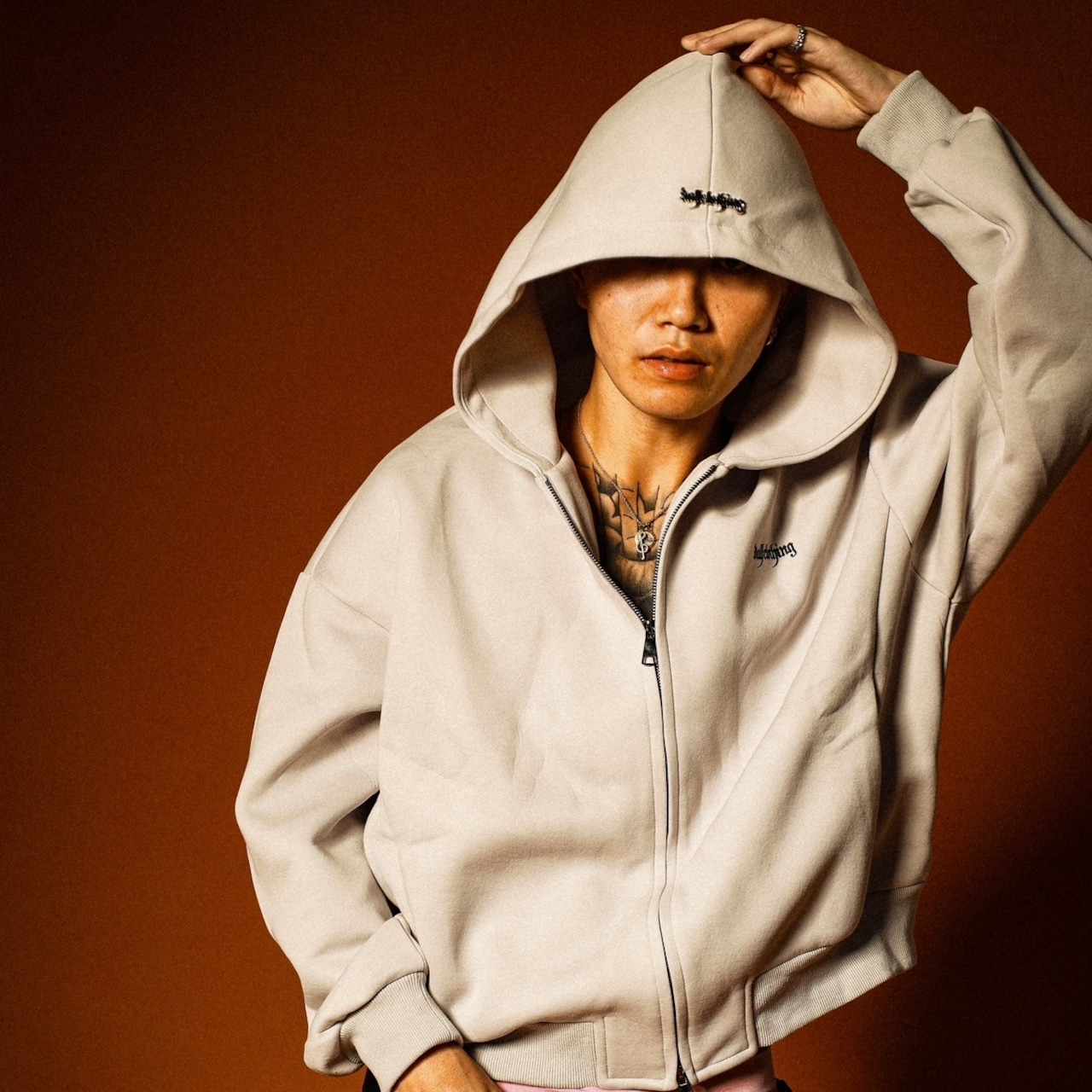 ESSENTIAL LOGO PREMIUM ZIP HOODIE