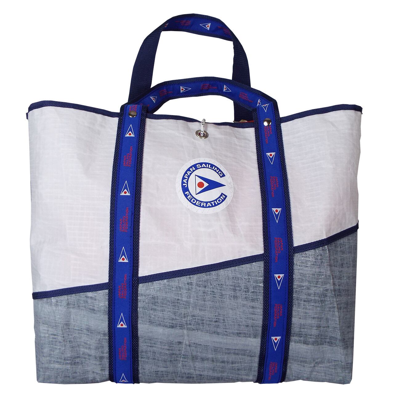 【会員様用】トートバッグVer.2 Lサイズ「ホワイト&グレー」