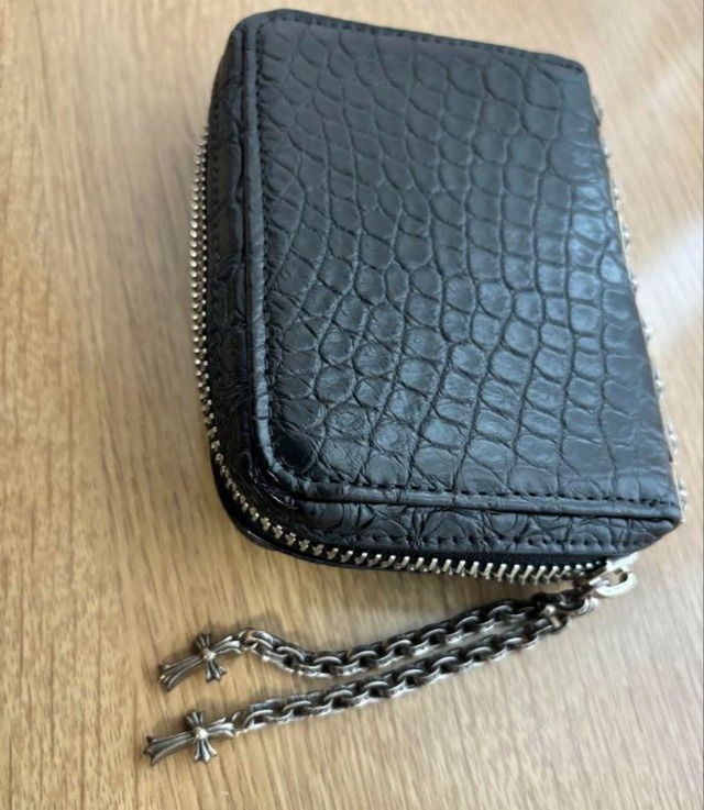 CHROME HEARTS クロムハーツ 3 SIDE ZIP ALLGTR 財布 アリゲーター クロコ