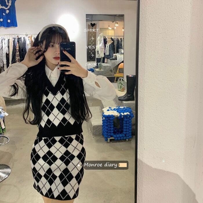 スタイルスカート ドレス スプリングシャツ セット 春物 モンロー62672616473