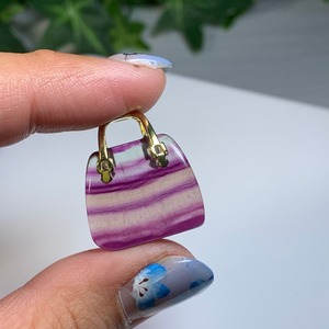 24.天然石とお出かけ☆フローライトカバン・バック