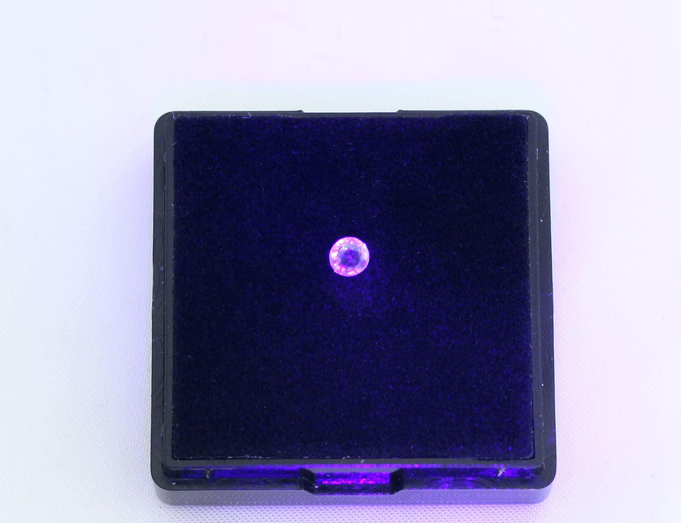 Pt900 ブルーサファイア(UVチェンジ)リング 0.36ct | Atelier Ozaki