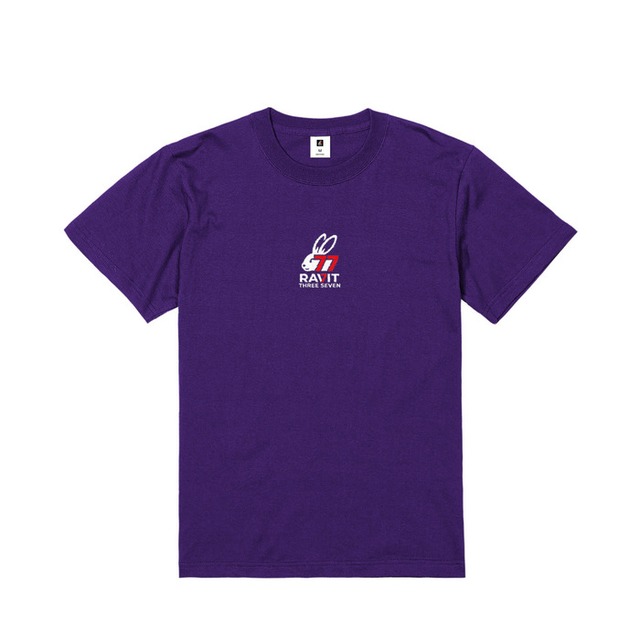 RAVIT THREE SEVEN LOGO-T "SAKIZII PRODUCE" RED SEVEN