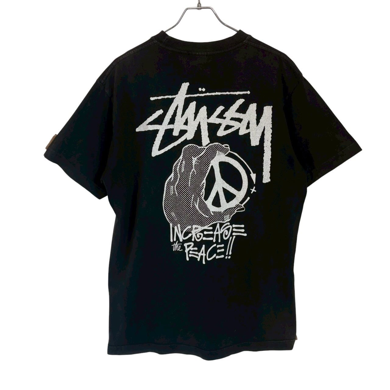stussy ステューシー Tシャツ M バックロゴ プリント USA製 | 古着屋