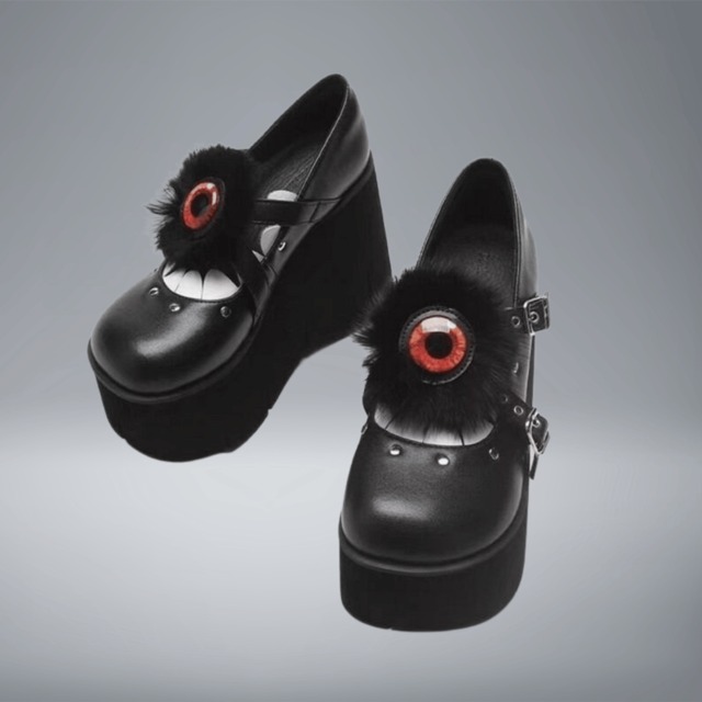 目玉ラウンドシューズ_20158　