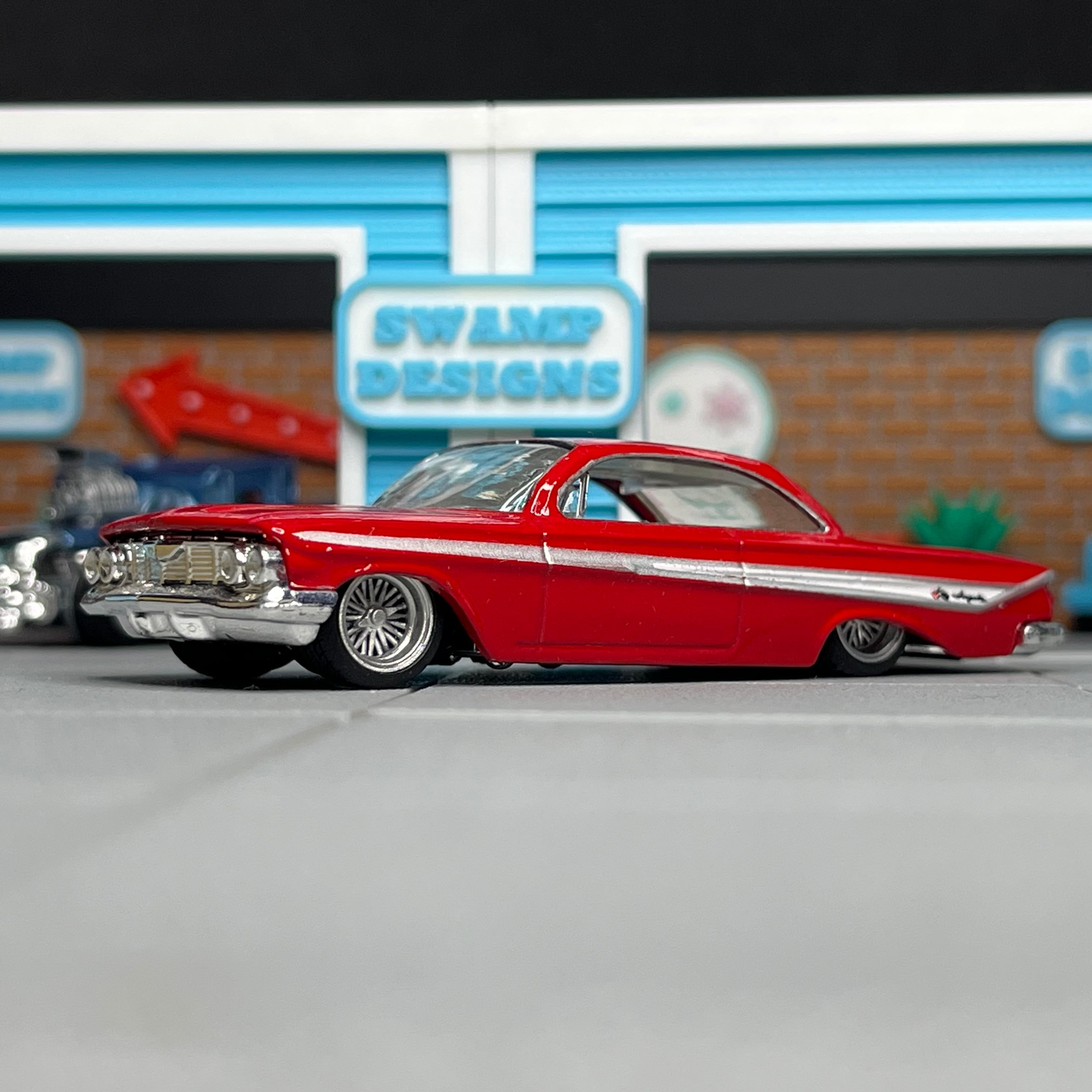 TF2】ワイヤーホイール 1/64 3インチ 未塗装 スポーク アメ車 10.4mm