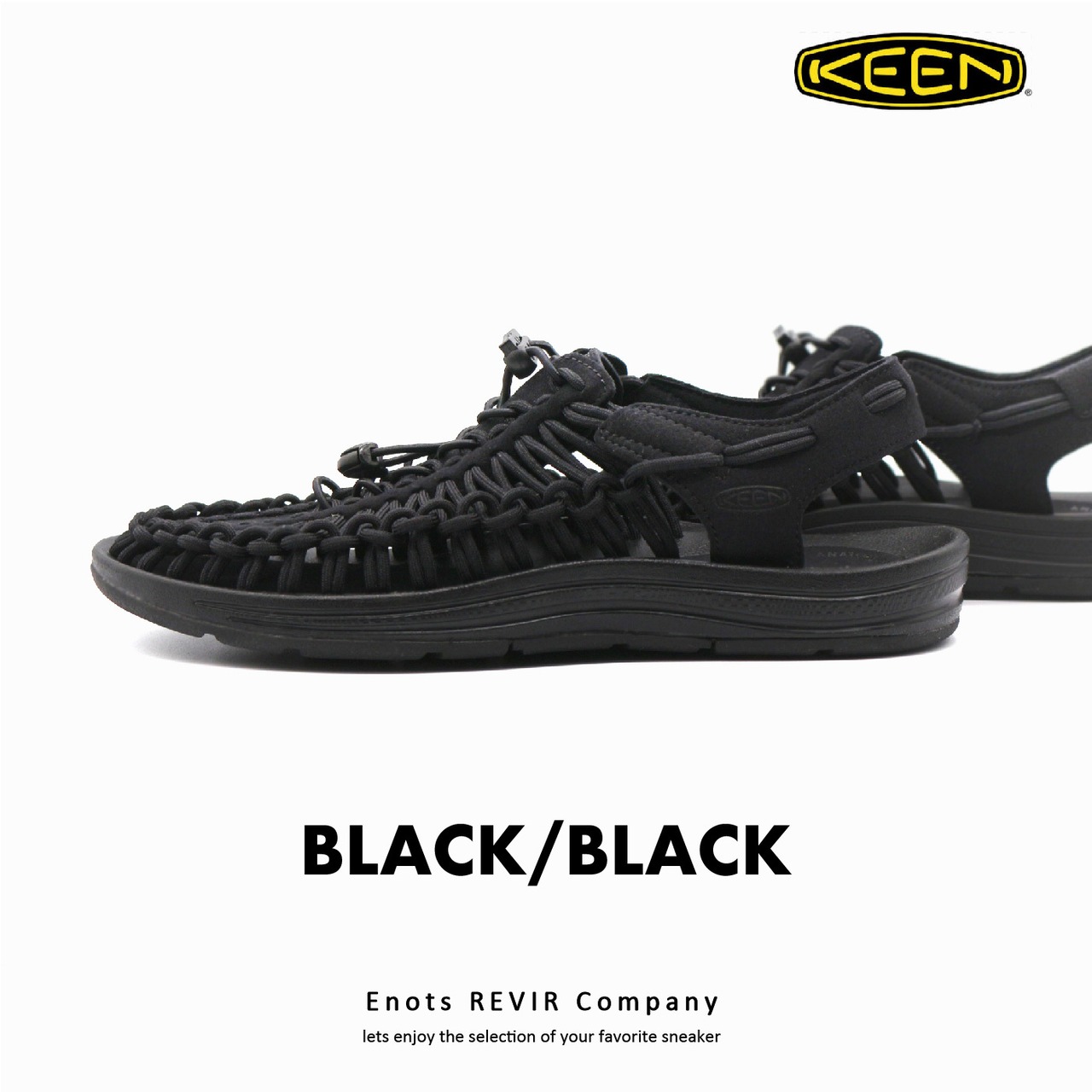 KEEN UNEEK 1014097 BLACK/BLACK