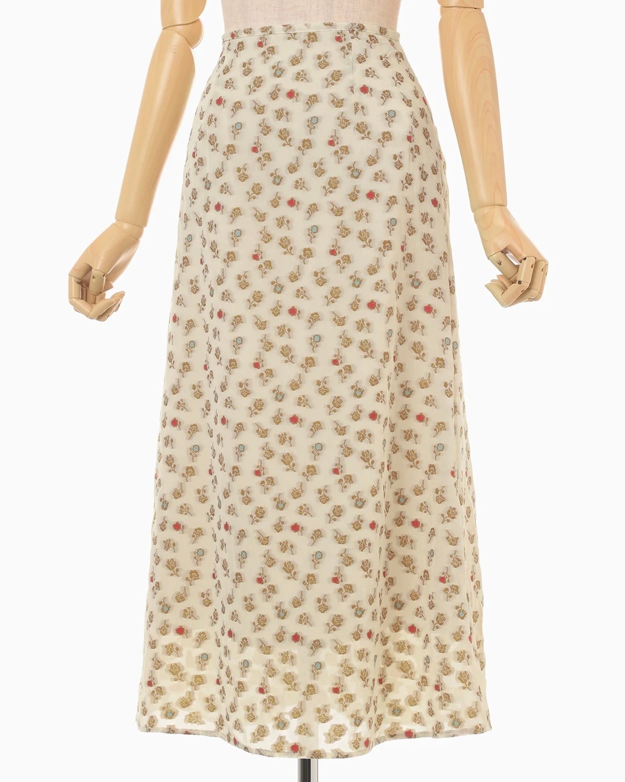 Mame Kurogouchi】Floral Jacquard A-Line Skirt/ECRU | TOLMA.