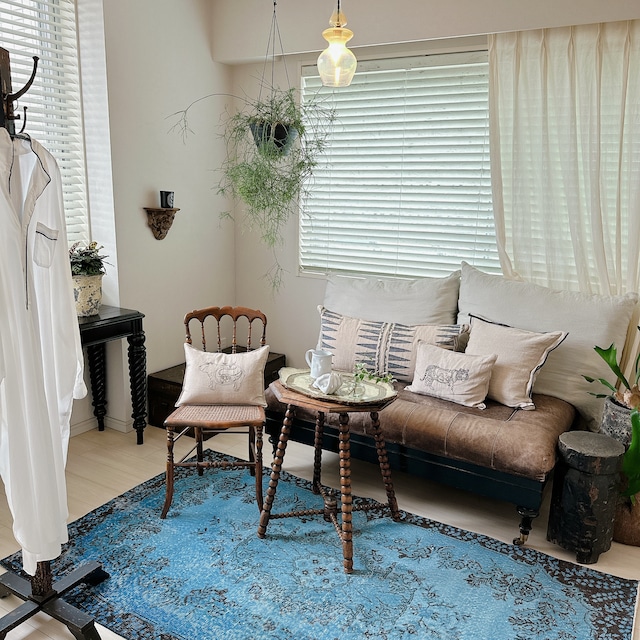 トルコ ヴィンテージラグ TR014 | イスパルタ(オーバーダイ) | 116cm × 206cm