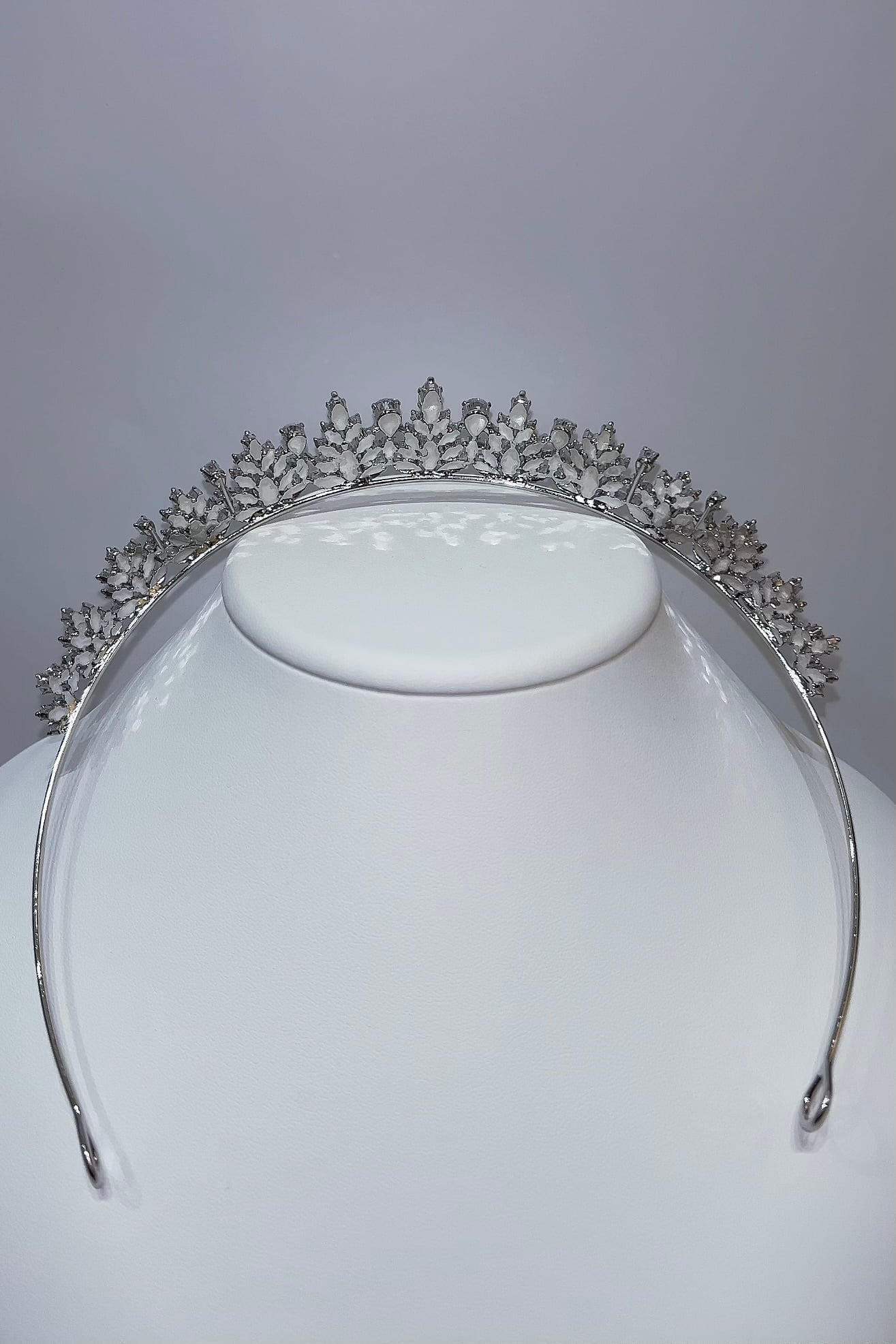 送料無料】ジルコニアティアラ ~ブライダルティアラ~ ≪ZT-24