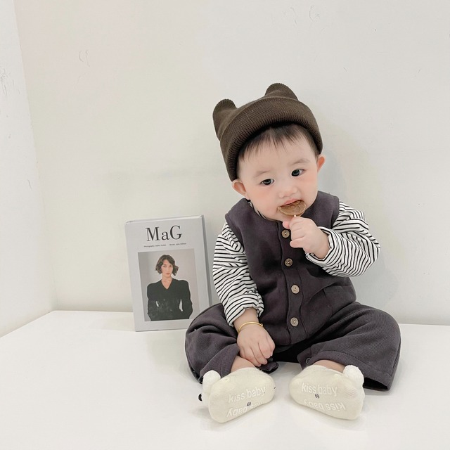 BABY ノースリーブロンパース