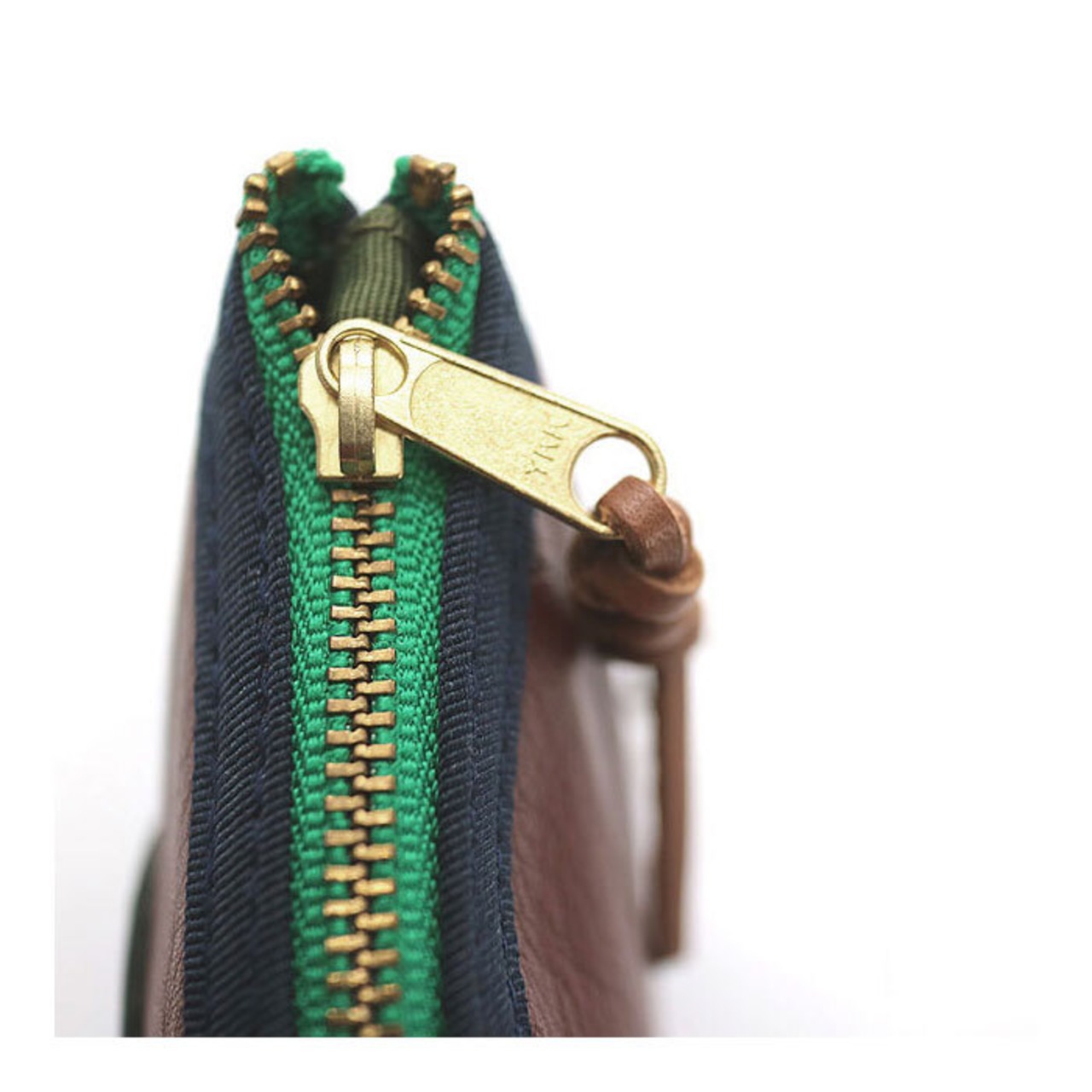 ポケット財布  / Leather knife-shape pocket wallet /バーガンディ レザー